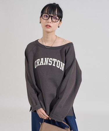 2WAY ポンチロゴスウェット