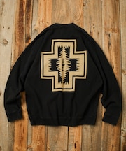 別注 ヴィンテージライク バックプリント クルーネック スウェット