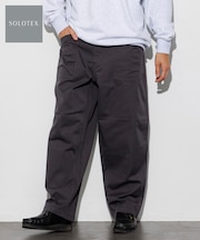 SOLOTEX ストレートシルエット ベイカーパンツ