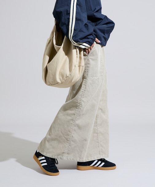 コーデュロイ タイトスカート