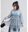NBAチュールフリルロングスリーブTシャツ