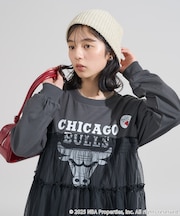 NBAチュールフリルロングスリーブTシャツ