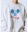 DISNEY/ディズニー ミッキーマウス/別注 クルーネック プリントスウェット/MICKEY MOUSE CLUB 【限定展開】