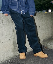別注 SMU PT-38 SETUP 2TUCK CORDUROY WIDE PANTS 【セットアップ対応】