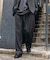 別注 SMU PT-38 SETUP 2TUCK TR WIDE PANTS 【セットアップ対応】