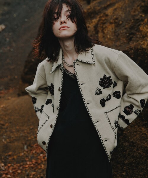 ノーカラーファージャケット｜スタイルミキサーの通販｜&mall（アンド