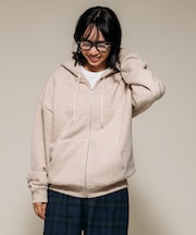 裏毛杢 ジップパーカ