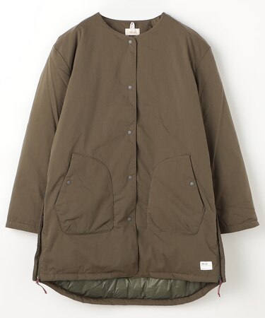 HINOC RIPSTOP INNER DOWN LONG CARDIGAN WOMENS