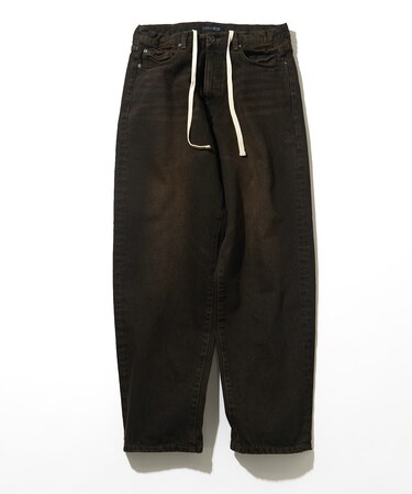 ヴィンテージ加工 バギーシルエット デニムパンツ