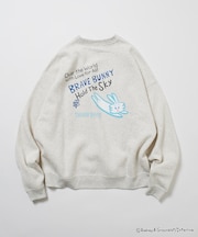 Thunder Bunny / サンダーバニー / 別注 ビッグシルエット バックプリント クルーネックスウェット / SKY 【限定展開】