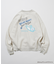 Thunder Bunny / サンダーバニー / 別注 ビッグシルエット バックプリント クルーネックスウェット / SKY 【限定展開】