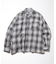 Magazine Pocket  Open Collar Shirt(Ombre)