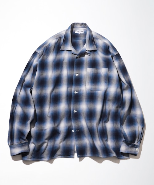 メンズウェア efflorescence open collar shirt メンズウェア efflorescence open collar shirt efflorescence