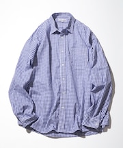 Magazine Pocket  Broad Shirt(Gingham)