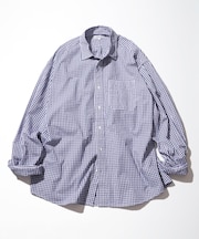 Magazine Pocket  Broad Shirt(Gingham)