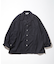Magazine Pocket Broadcloth Open Collar Shirt