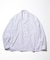 Magazine Pocket Broadcloth Open Collar Shirt