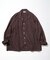 Magazine Pocket Broadcloth Open Collar Shirt