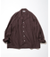 Magazine Pocket Broadcloth Open Collar Shirt
