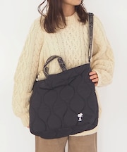 SNOOPY 2way キルティングトート