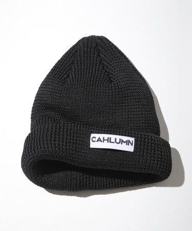 Straw Yarn Roll Knit Cap