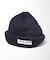 Straw Yarn Roll Knit Cap