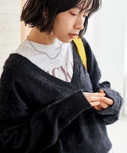 2WAY シャギーニットプルオーバー 【限定展開】