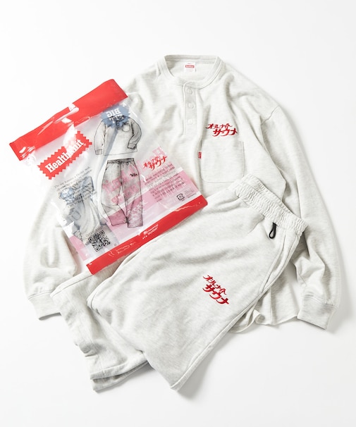 別注 L/S KANNAIGI by Healthknit 裏毛 セットアップ