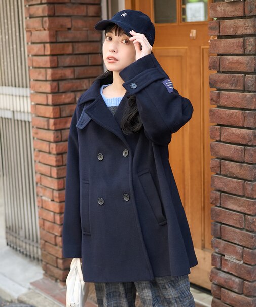 3WAY ウール ミドル ジャケットコート