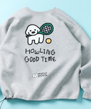 matsui×FREAK'S STORE 別注「TENNIS」ドローコード バックプリント クルーネックスウェット