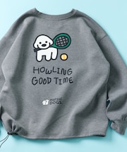 matsui×FREAK'S STORE 別注「TENNIS」ドローコード バックプリント クルーネックスウェット