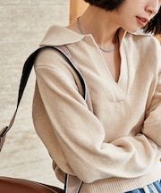 モール スキッパーポロニット