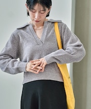 モール スキッパーポロニット