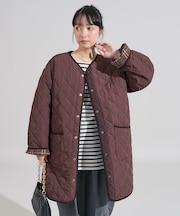 PRIMALOFT ダイヤキルト ノーカラーコート