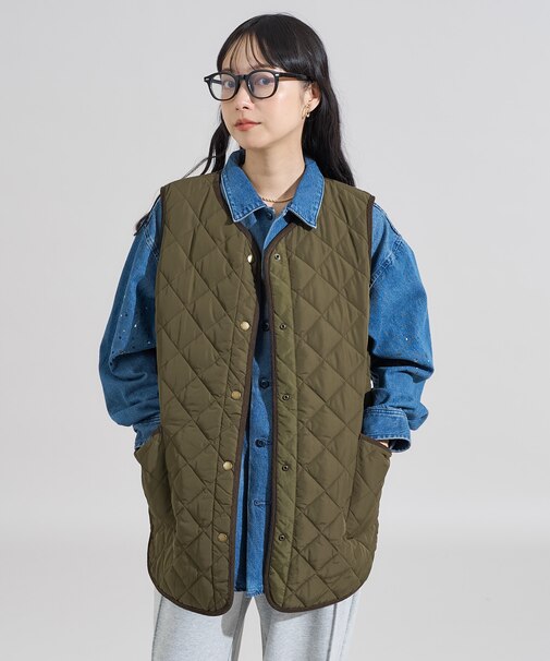 PRIMALOFT ダイヤキルトベスト