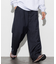Washed 100% Wool  ワイドシルエット スラックスパンツ