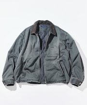 中綿 ガーメントダイ クラッシュド チノジップ ブルゾン