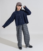 コーデュロイ ギャザーシャツ＜セットアップ対応＞