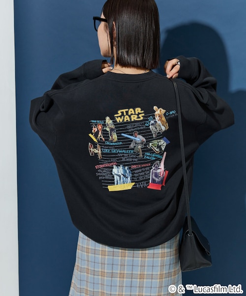 STAR WARS / スター・ウォーズ バック プリント スウェット【限定展開