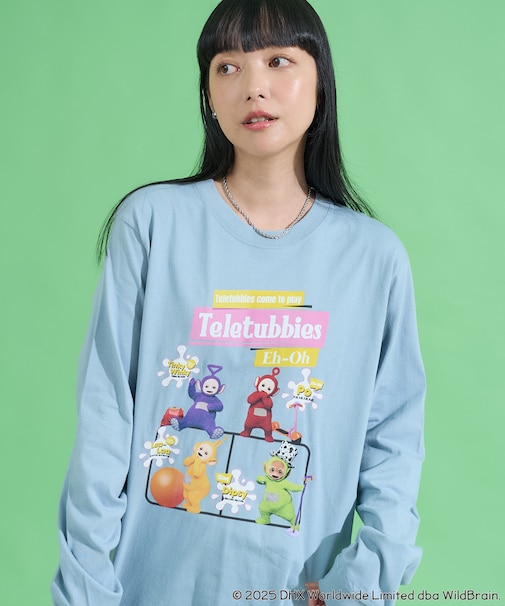 Teletubbies レトロフロント プリントロンT