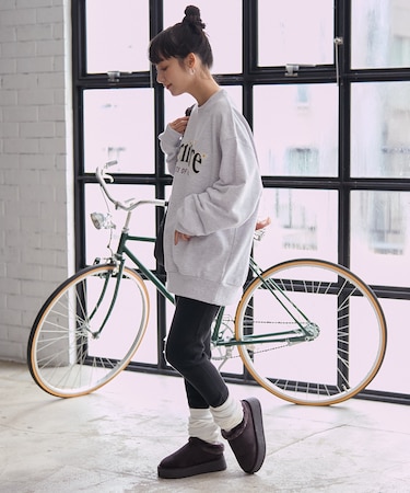 ビッグ ロゴデイジー刺繍 スウェット