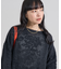 シアー フラワージャガード ニット