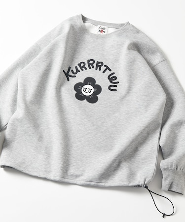 Kurt Wu × FREAK'S STORE ロゴプリント クルーネック スウェット