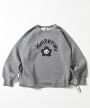 Kurt Wu × FREAK'S STORE ロゴプリント クルーネック スウェット