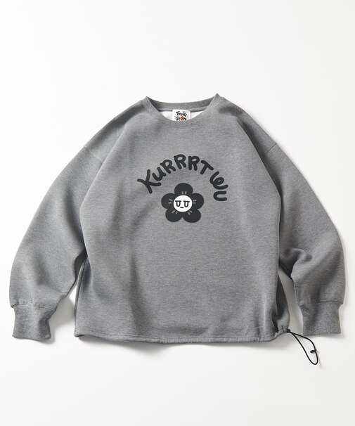 Kurt Wu × FREAK'S STORE ロゴプリント クルーネック スウェット