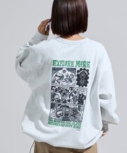 Coleman×Chocomoo×FREAK'S STORE 別注 4コマ ドローコード クルーネック スウェット