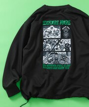 Coleman×Chocomoo×FREAK'S STORE 別注 4コマ ドローコード クルーネック スウェット