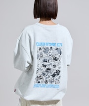 Coleman×Chocomoo×FREAK'S STORE 別注 outdoor expo ドローコード クルーネック スウェット