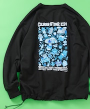 Coleman×Chocomoo×FREAK'S STORE 別注 outdoor expo ドローコード クルーネック スウェット