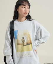 STARWARS/スターウォーズ(Graphic) ヴィンテージライク クルーネックスウェット/フロスト加工 リラックスフィット